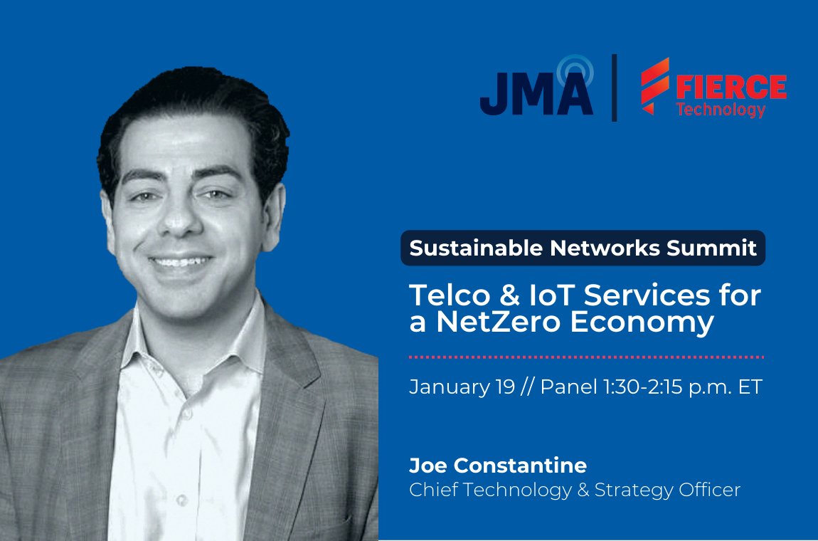 JMAwireless's tweet image. Join @jmawireless' Chief Technology & Strategy Officer Joe Constantine at @FierceWireless' Sustainable Networks Summit Thursday, January 19 // Panel: 1:30 p.m. ET.
fiercetechnology.com/fiercetechnolo…
#SustainableNetworksSummit #NetworkDeployment #NetZero #sustainability #differentbydesign