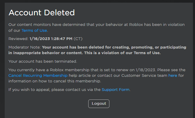 News roblox on X: Unfortunately. Roblox has been hacked :(   / X