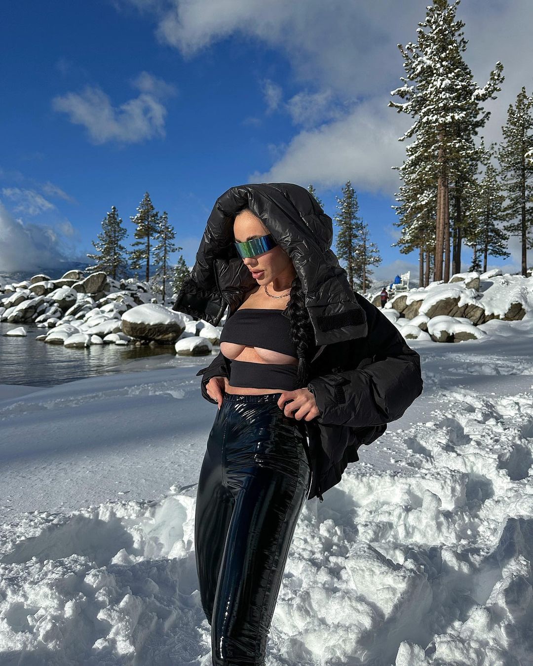 Latex Leggings - Latex leggings hits different in snow 🥵 @ya