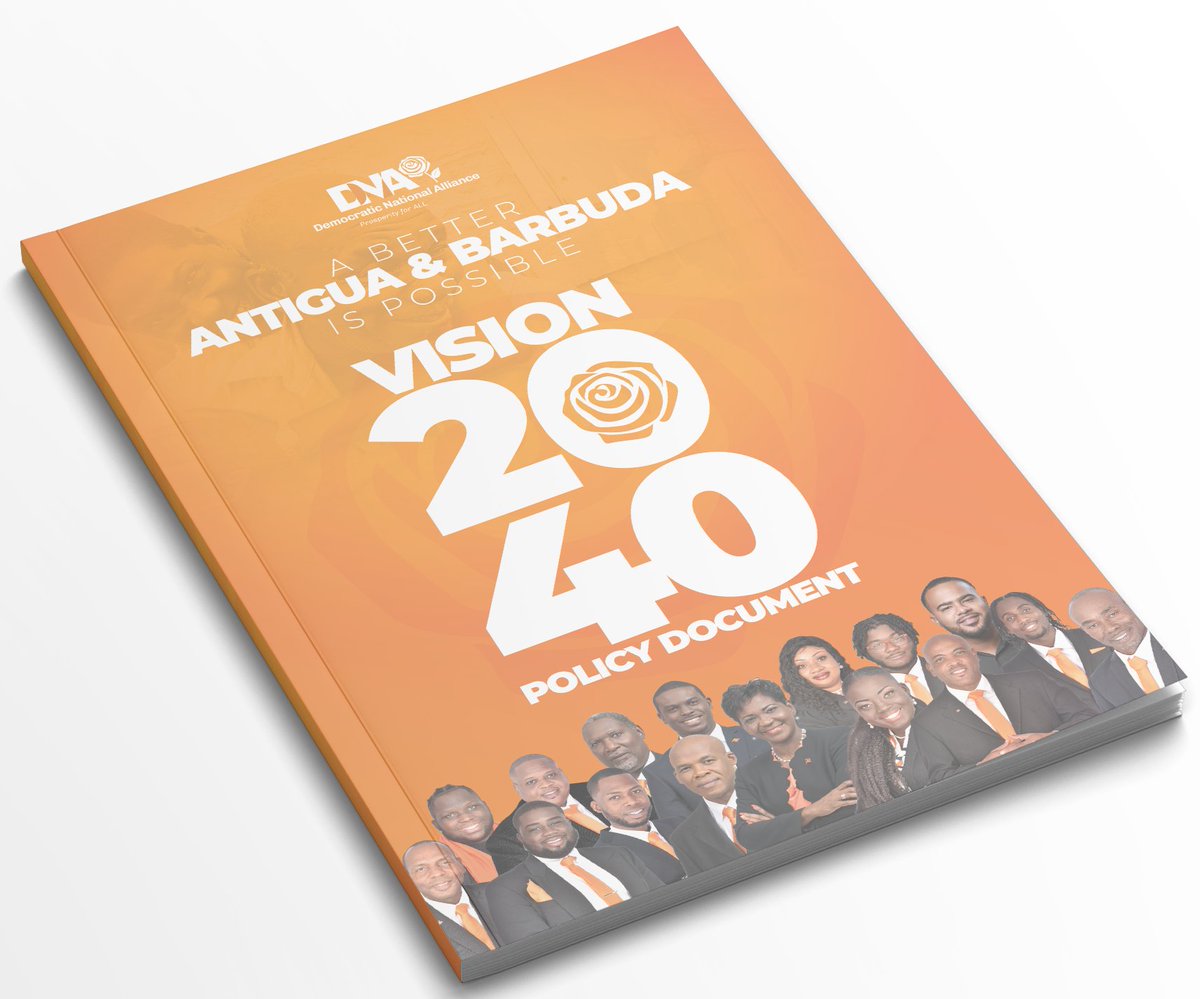 The DNA announces the launch of its Policy Document leading up to the 2023 General Elections. “Vision 2040: A Better Antigua and Barbuda is Possible” is an architectural blueprint for our country’s sustainable economic and social development.

READ: dnaab.com/vision-2040/