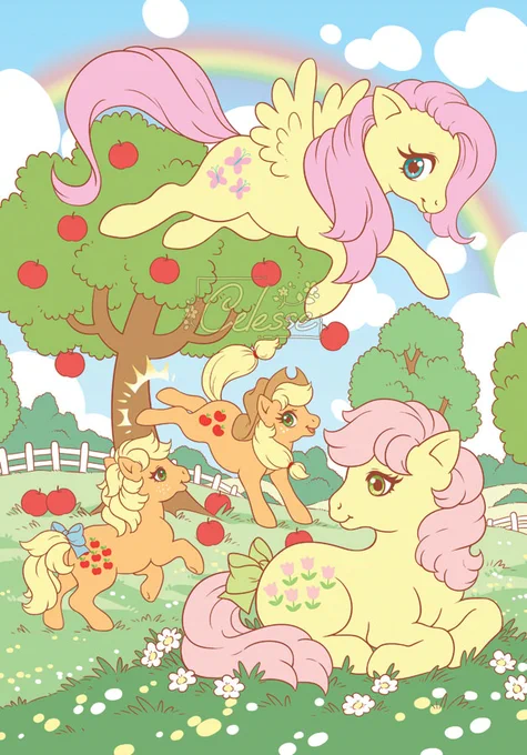 Let's not forget Fluttershy/Posey &amp; Applejack  