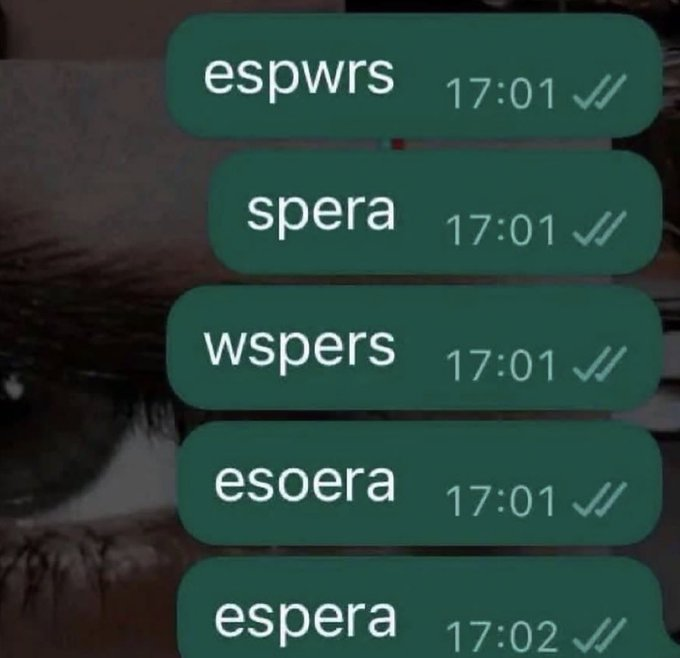 Nadie.
Yo escribiendo: