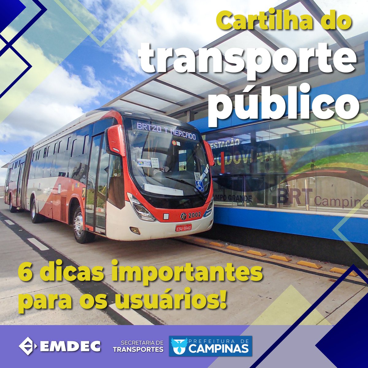 EmdecOficial's tweet photo. Vai de transporte público? Separamos algumas dicas pra mandar bem dentro e fora do ônibus; e para que você tenha uma viagem mais segura e tranquila.
#Emdec #Onibus #TransportePublico #TransitoMaisSeguro #GentilezaNoOnibus https://t.co/We8MniUKjN