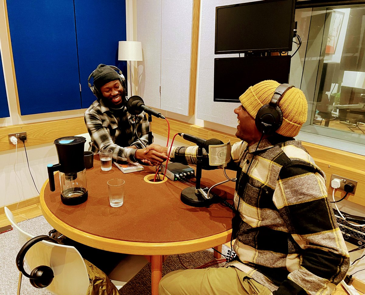 I am making my new BBC Radio 4 series &amp; today I interviewed Oscar nominated writer and film director Cornelious Walker <a href="/MrWalker_/">Cornelius Walker</a>   The recording studio was in "Lambs Conduit passage" His nominated film (available online)  is called Black Sheep.

Cornelious it was an honour.