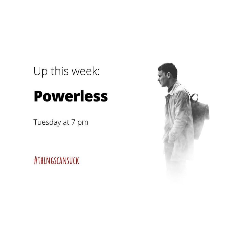 thingscansuck's tweet image. Pretending the pain isn't real won't make it go away. Admitting our weaknesses is a sign of strength, a solid step forward.
Tuesdays @ 7pm
@nhclorton, 8905 Ox Road, Lorton, VA
thingscansuck.com
#thingscansuck #thereishope #teenissues #helpishere