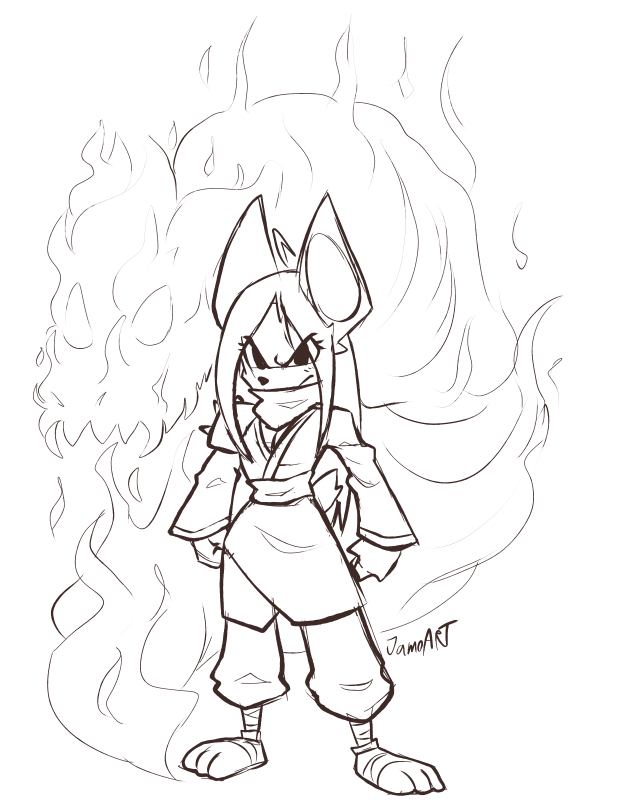 Dunno what to draw
Doodled a random character 