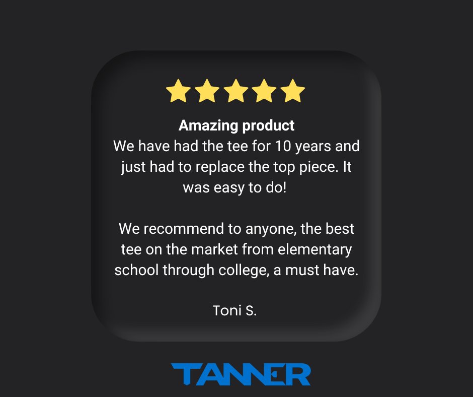 Tanner Tees  - We're like your trusted training partner (who always shows up on time and never oversleeps.)

tannertees.com