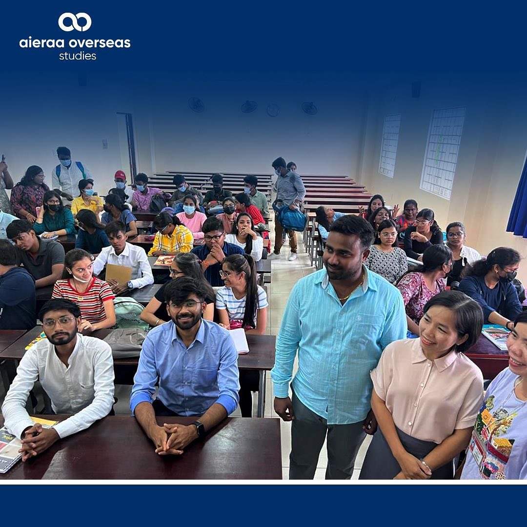 OverseasAieraa's tweet photo. Indian students at Can Tho University of Medicine and Pharmacy during an interactive session.
Our students are all smiles at the Can Tho University of Medicine and Pharmacy. Happy to have taken the decision to study MBBS there. https://t.co/2UEJdDuRQG