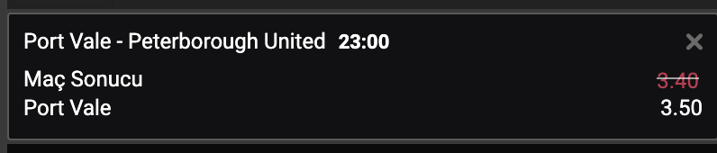 dantetips's tweet photo. #Canlı #yüksekoran

Port Vale - Peterborough United
Maç Sonucu Port Vale
Oran 3.50 https://t.co/MErmdrZRIF