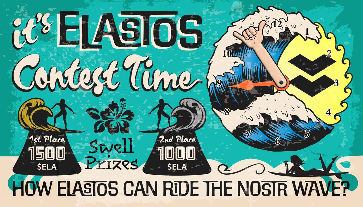 ELA_Guardians's tweet photo. 🚨CONTEST ALERT 🚨 

Writers where are you?👀👨‍💻

🏆 Win 1,500 $ELA 🥇 or 1,000 $ELA 🥈

Write a 1000 to 2000 words article on “How can Elastos ride the Nostr wave?” and get the chance to win🔥🔥

For rules and how to apply read more here:

https://t.co/ew2wpAnhip https://t.co/6R5RuUXtrz