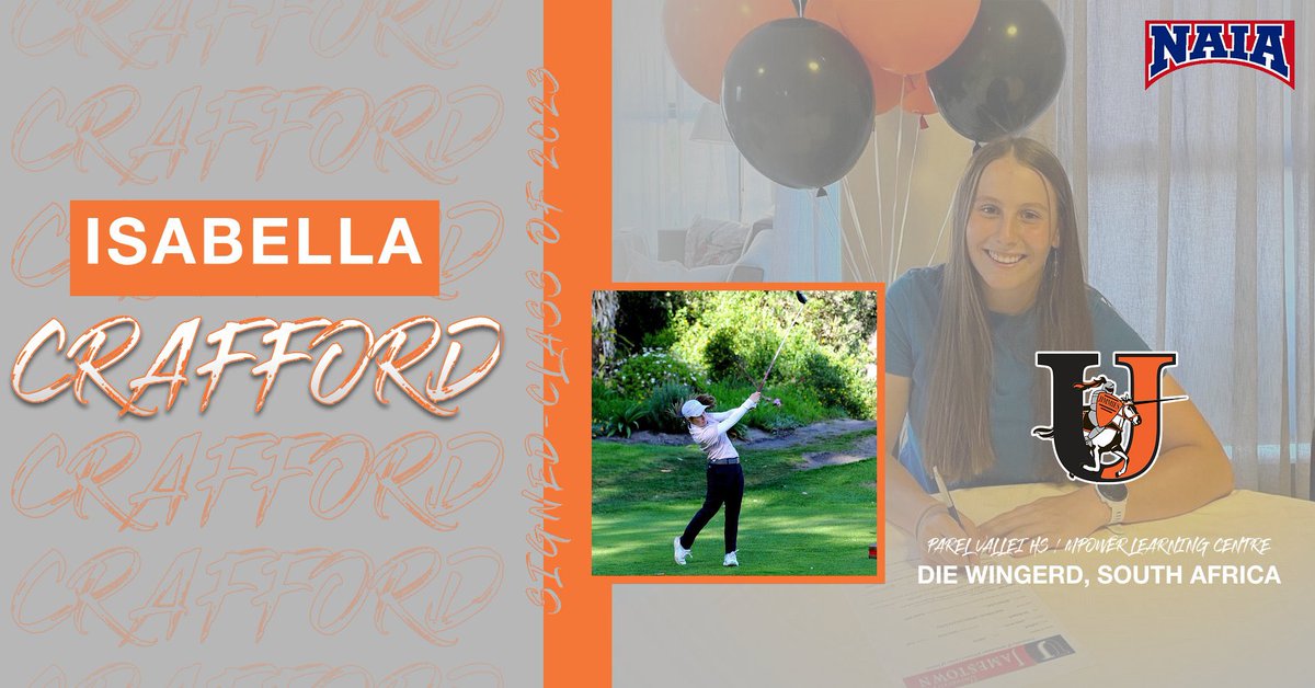 uj_jimmiesgolf's tweet photo. 🚨COMMIT ALERT🚨
We are thrilled to announce the signing of Isabella Crafford from Die Wingerd, South Africa to our Women’s Team! Welcome to the Jimmie Family! #JimmiePride #LetsRide #BuildingForeTheFuture #WhosNext https://t.co/fo6Upl46AQ