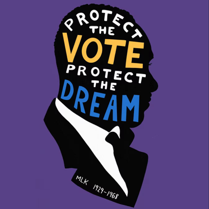 CommonGroundFL_'s tweet photo. “Voting is the foundation stone for political action.” -Dr. Martin Luther King Jr. Honoring Dr. King’s legacy means protecting the right to vote for every American every day of the year.
#MLKDay #VotingRights #ProtectTheVote #MartinLutherKingJr #ProtectTheDream #DayofService https://t.co/m05OXph9Qq