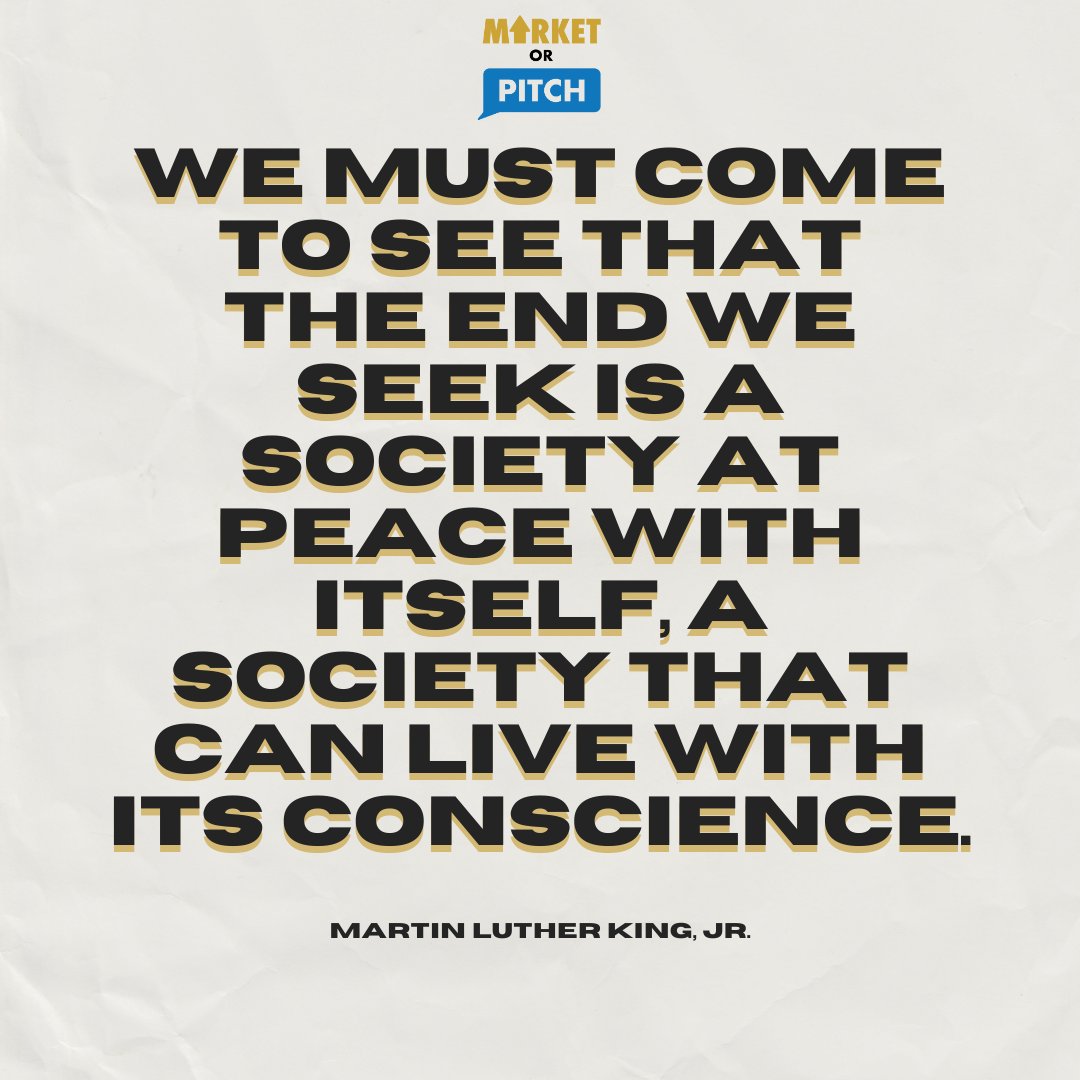 MarketorPitch's tweet photo. We commemorate and honor the life and legacy of the late Dr. Martin Luther King, Jr. #MLKDay #dayofservice #podcast #podcastshow https://t.co/MgMS7xwlJ5