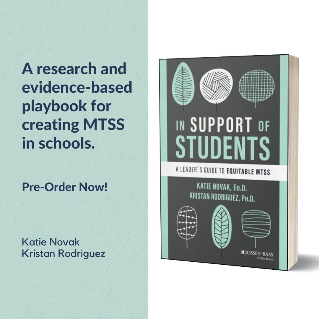 SO excited that folks are hyped about our new book! Pre-order here: rb.gy/n7j2oh  Want to know more about MTSS? Check out this FREE resource we wrote: rb.gy/rrbbep #mtss #UDL #satchat #ecet2 #LeadUpChat #principals #teachers #education #superintendents