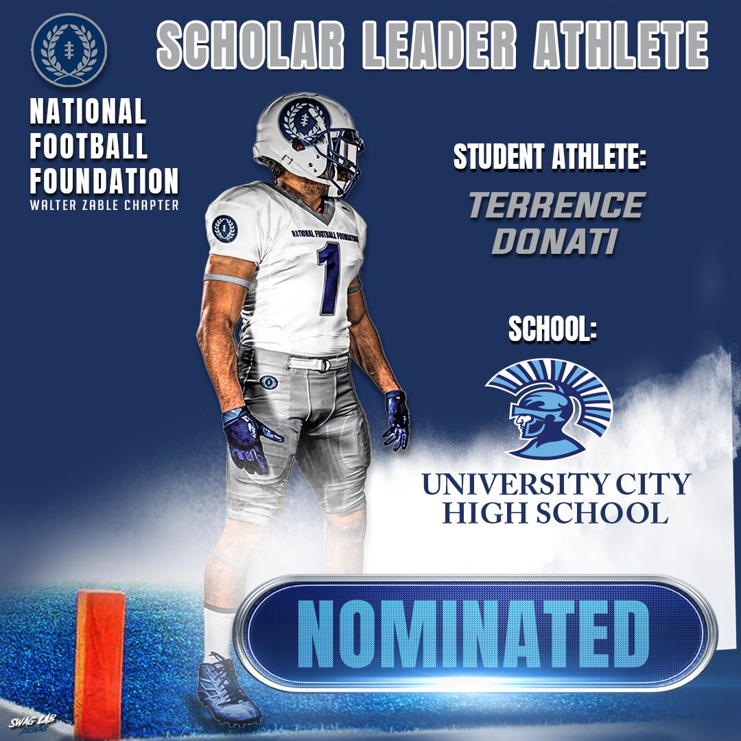 Congratulations to <a href="/terrydonati50/">Terry "Scary" Donati</a> for being Nominated as an @nffsdchapter Scholar Leader Athlete! Winners to be honored at our 50th Anniversary Gala on April 14th.
@kusippr <a href="/Daygofootball/">San Diego Football</a>
<a href="/SDFNLMagazine/">#SDFNL25</a> <a href="/EC_Preps_SD/">EC Preps</a>
<a href="/cifsds/">CIF-SDS</a> <a href="/SDPrepInsider/">SD Prep Insider</a> @sdpreps 
<a href="/RingKm/">Mark Ring</a> <a href="/coachplaw/">paul Lawrence</a> <a href="/CenturionFB/">University City High School Football</a>