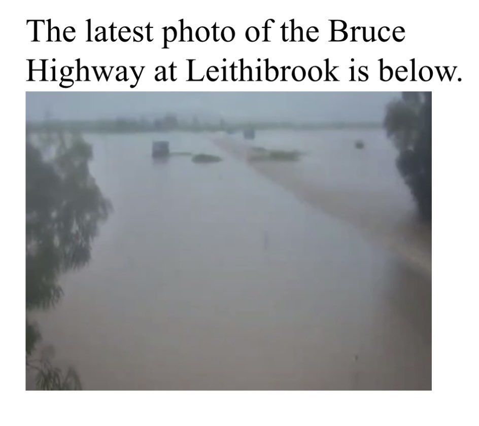Mark Bailey MP on Twitter "The Bruce Highway is currently closed