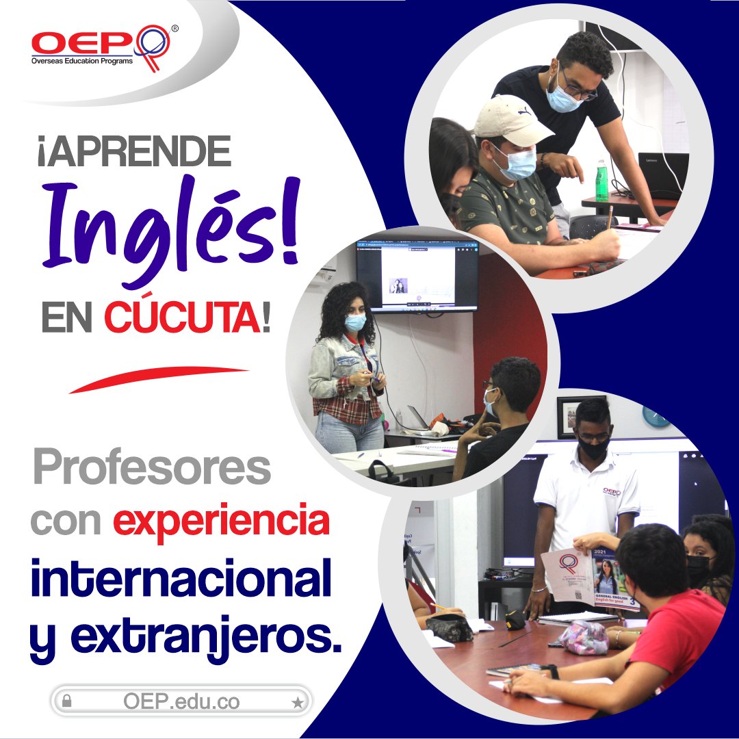 OEPinstitute's tweet photo. ☑️Inglés para Niños
☑️Inglés para Jóvenes y Adultos
☑️Inglés Plus/Intensivo (3 o 6 meses)
☑️Inglés de Negocios
☑️Inglés en el Exterior
☑️Pruebas Internacionales

Calle 1 # 7E-156, Quinta Oriental https://t.co/PusUleA2ph
