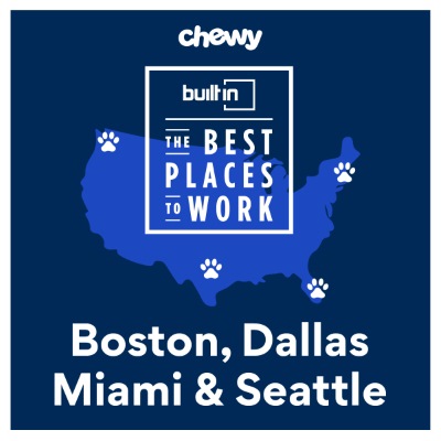 Looking for a new home? Look no further! 

<a href="/LifeAtChewy/">Life At Chewy</a> have been announced as a "Best Place to work" in all of our corporate offices by <a href="/BuiltIn/">Built In</a> 

We're hiring a multitude of different Engineering skill sets so please DM me or reach out on tlovellbu@chewy.com