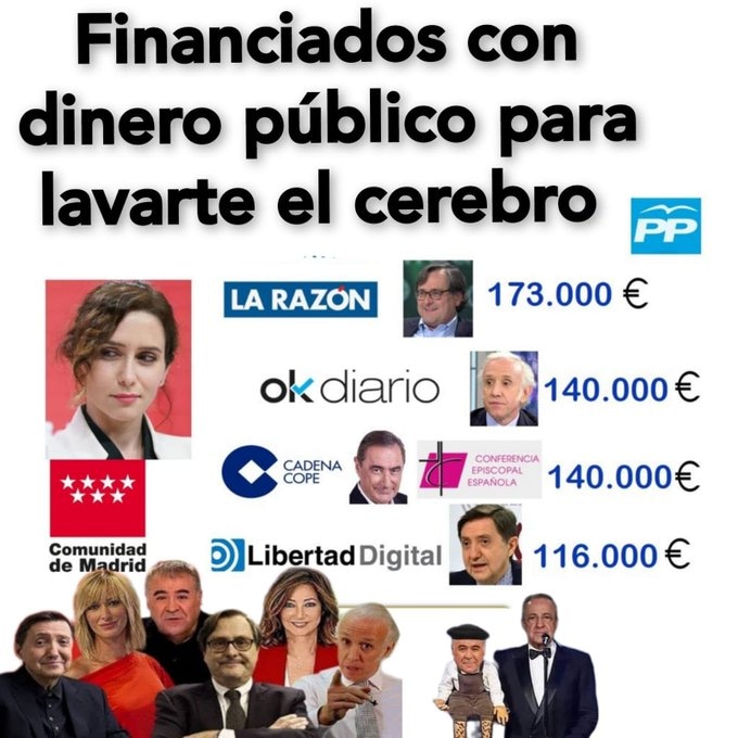 Talcualva's tweet photo. @IdiazAyuso 🙄 Madrid Libertad 🍻

Para mentir, engañar, calumniar o difamar!?

🆘✂️🆘✂️🆘✂️🆘 https://t.co/bisyopNfTC