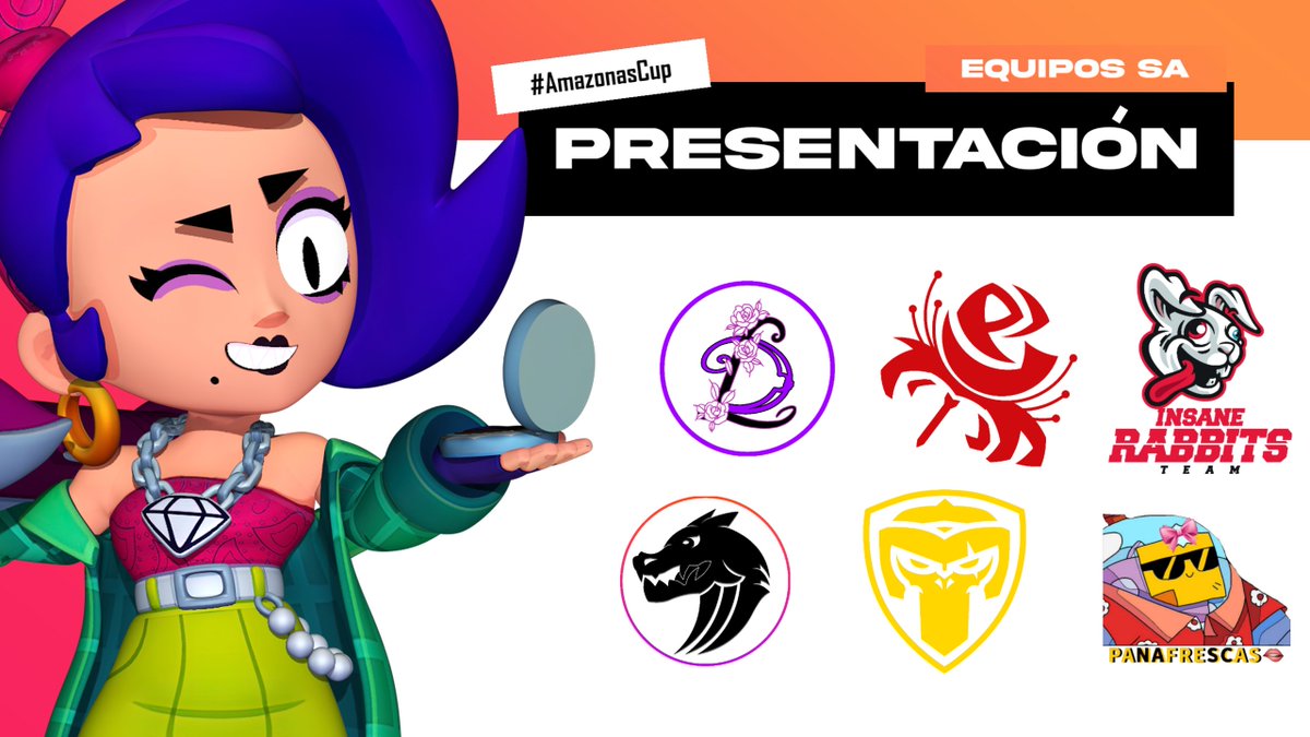 UnkaiTournaments (@unkaito) on Twitter photo #AmazonasCup | PRESENTACIONES ✨
Le damos la bienvenida a los 6 equipos de SA que estarán participando en la liga;
❤️🔥 @LatinMGirls
❤️🔥 <a href="/LycorisEsportGG/">Lycoris eSport</a>
❤️🔥 <a href="/InsaneRabbits/">InsaneRabbits.Team🥕🐰🤪</a>
❤️🔥 <a href="/KaoxEsports/">Kaox Esports 🇲🇽🇧🇴</a>
❤️🔥 <a href="/ArenaQuesitoGG/">Arena Quesito</a>
❤️🔥 <a href="/PanafrescasBS/">Panafrescas 🫦</a>
((⏰)) Nos vemos el viernes a las 20:00hrs #AmazonasCup | PRESENTACIONES ✨
Le damos la bienvenida a los 6 equipos de SA que estarán participando en la liga;
❤️🔥 @LatinMGirls
❤️🔥 <a href="/LycorisEsportGG/">Lycoris eSport</a>
❤️🔥 <a href="/InsaneRabbits/">InsaneRabbits.Team🥕🐰🤪</a>
❤️🔥 <a href="/KaoxEsports/">Kaox Esports 🇲🇽🇧🇴</a>
❤️🔥 <a href="/ArenaQuesitoGG/">Arena Quesito</a>
❤️🔥 <a href="/PanafrescasBS/">Panafrescas 🫦</a>
((⏰)) Nos vemos el viernes a las 20:00hrs