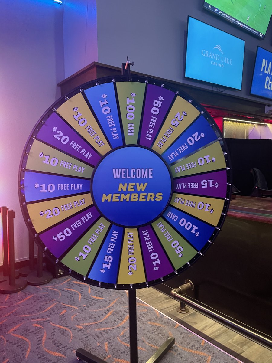 I stopped at a casino in Oklahoma while we are waiting for our load to be ready. Applied for a players card and they had me spin this wheel. I’m already a winner!