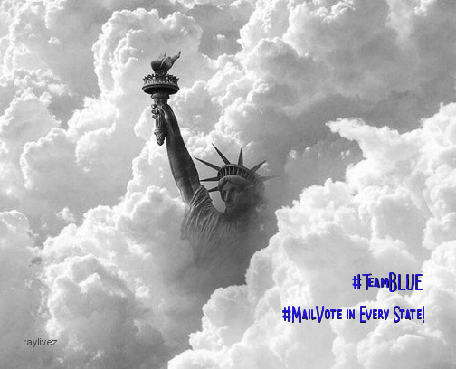 time4kind's tweet photo. True Liberty:
#MailVoteInEveryState
. !β¬οΈ Perfect Voting β¬οΈ!
If Registered,
1/ We are sent a Postpaid Ballot;
2/ which we can track with BallotTrax to being Received & then Counted by County;
3/ Paper for audit.
4/ CA CO HI NV UT VT OR WA Luv this! https://t.co/tjr6mjmswz