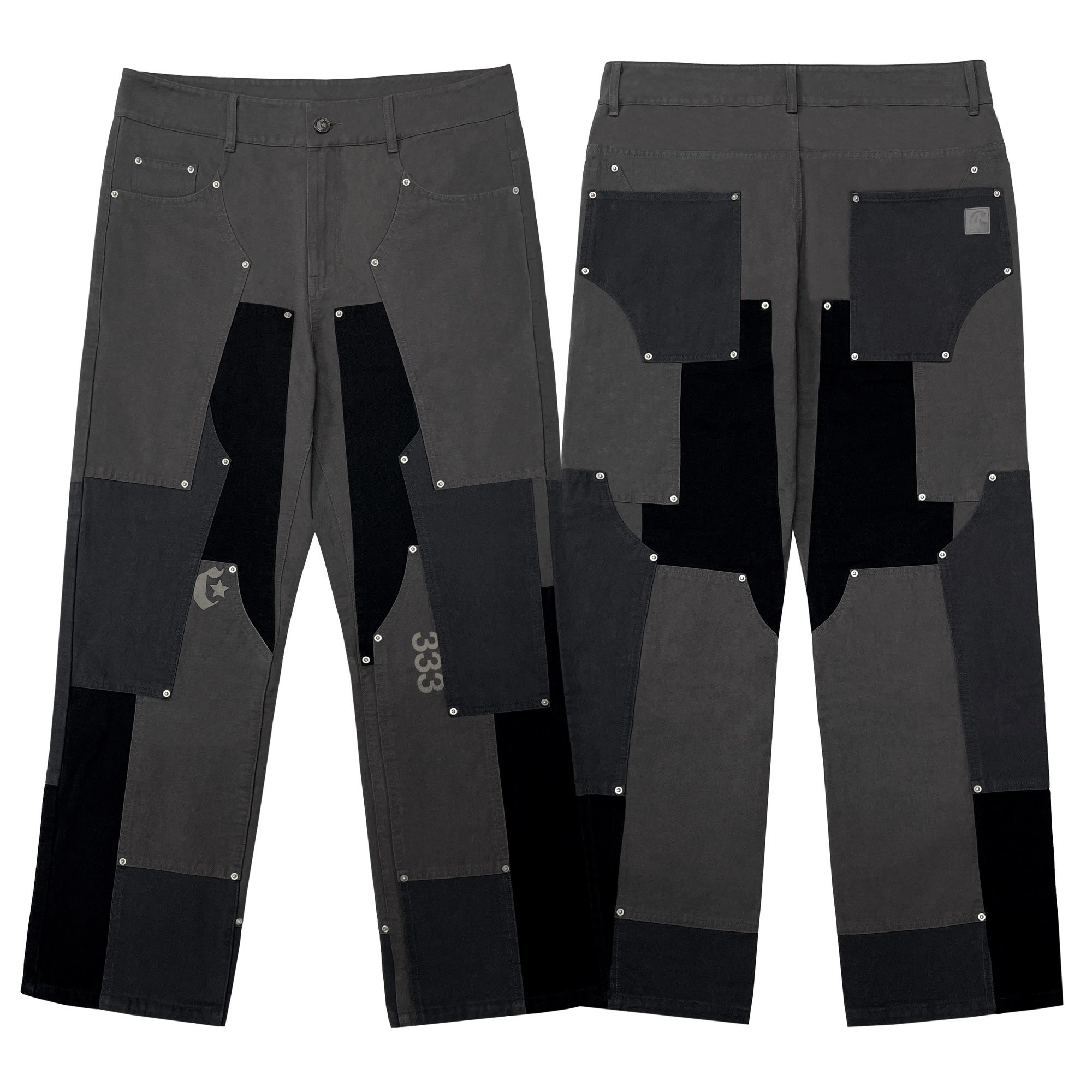 【BRICK】CUT OFF HALF PANTS BC1_Bootcut_WerkPant_Deep_Grey