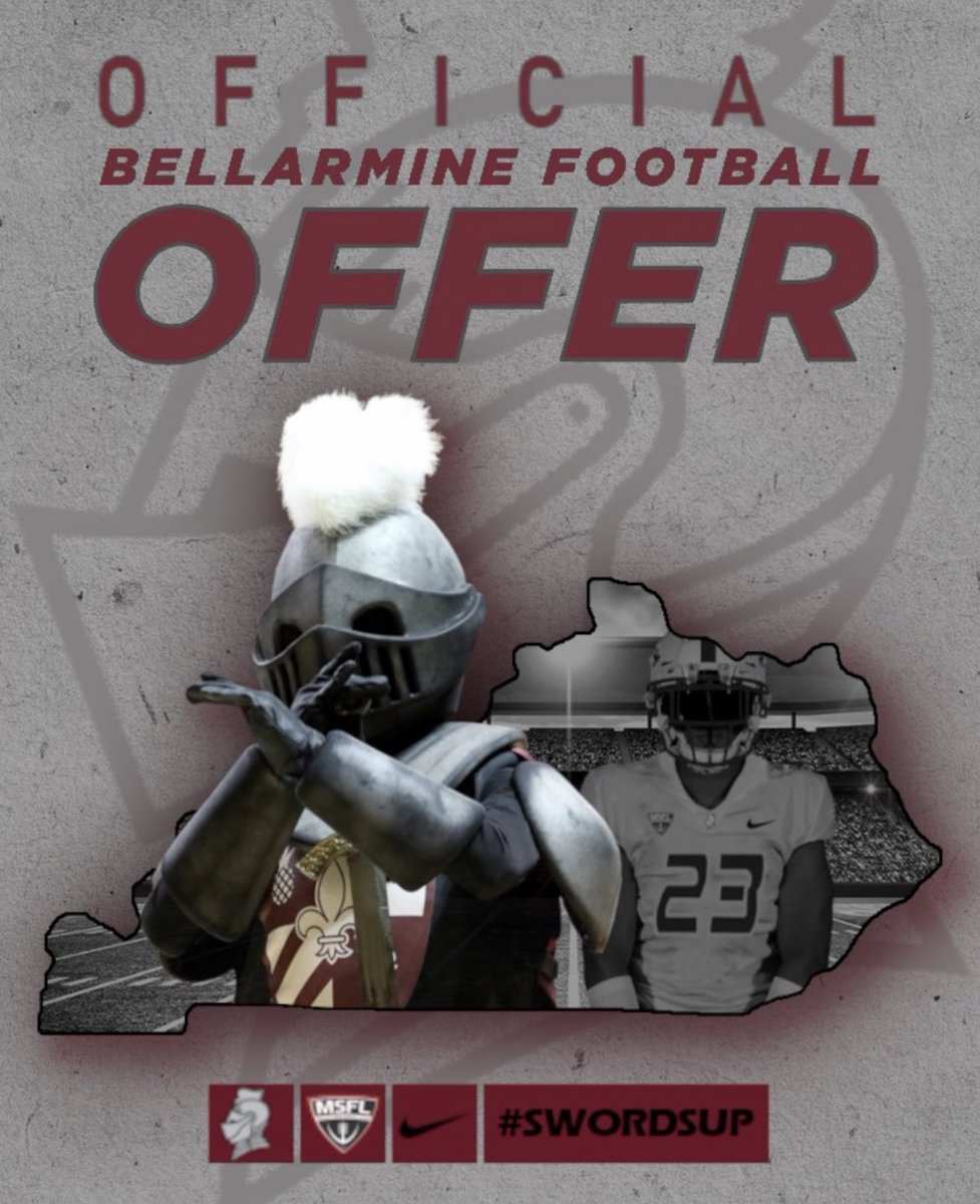 Blessed to receive an offer from Bellarmine ! <a href="/CoachWheatley1/">Michael Wheatley</a> <a href="/Z_Tibbs/">Zach Tibbs</a> <a href="/coachwesj/">Coach Wes Johnson</a> <a href="/Zach_Dampier18/">Zach Dampier</a> <a href="/Rimmons_5/">Ryan Timmons</a> <a href="/PLDunbarFB/">PLD Bulldogs Football</a>