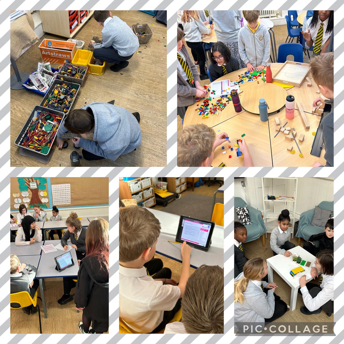 StNiniansRCPS's tweet photo. P6, P7A and P7B have been excited to get started with the @transcotland Academy 9 ‘Sustainable Solutions: Roads of the Future Challenge. Their brief is to work collaboratively to design and build a road using as many of the @SustDev goals as possible.

#STEMcareers 
@DYWScot https://t.co/BPoBRYIMkI