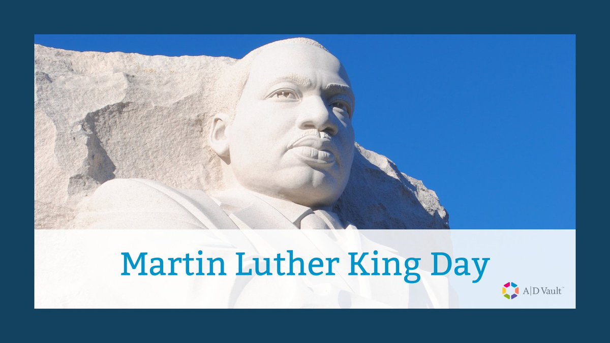 ADVault_Inc's tweet photo. “The time is always right to do what is right.” #MartinLutherKingDay https://t.co/i3z604L5tT