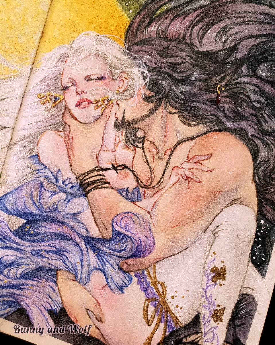 Bunny_andwolf's tweet photo. El hambre del lobo - el amor de la bestia ♡
___

Wolf's hunger - the love of the beast♡

Happy monday to you all💕💕

#Watercolour #art #drawingart #fantasyart #romanceauthor https://t.co/DAnHzpBfuA