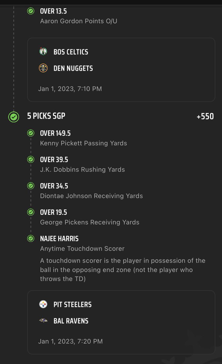 iamtraw11's tweet photo. I’m not New to this, I’m the GOAT 🐐.If you want free picks LIKE THIS TWEET. 📈🏦 Here is a few of my slips from the  NEW YEAR! @Ty_Wesso13 https://t.co/EPt0P3kFNX