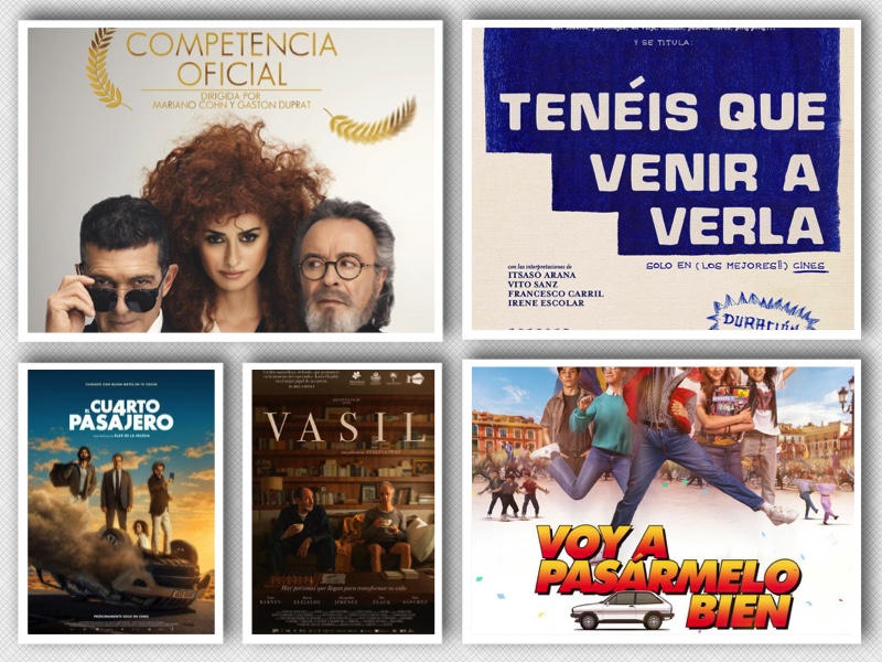 prefierocinesp's tweet photo. Y las nominadas a Mejor Película de Comedia  en la 10ª edición de los @PremiosFeroz que se celebrarán el próximo 28 de Enero, son: 'Competencia oficial', 'El cuarto pasajero', 'Tenéis que venir a verla' , 'Vasil' y 'Voy a pasármelo bien'.
📽️📽️📽️ ¿Cual es tu preferida? https://t.co/ivuunl4maq