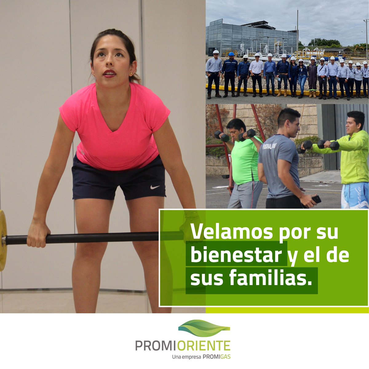 promioriente's tweet photo. Así motivamos a nuestros colaboradores a seguir llevando Energía que Impulsa Desarrollo.💚
#ColaboradoresPromioriente #Bienestar #Compromiso #Promioriente #EmpresasPromigas https://t.co/ufchqxX13b