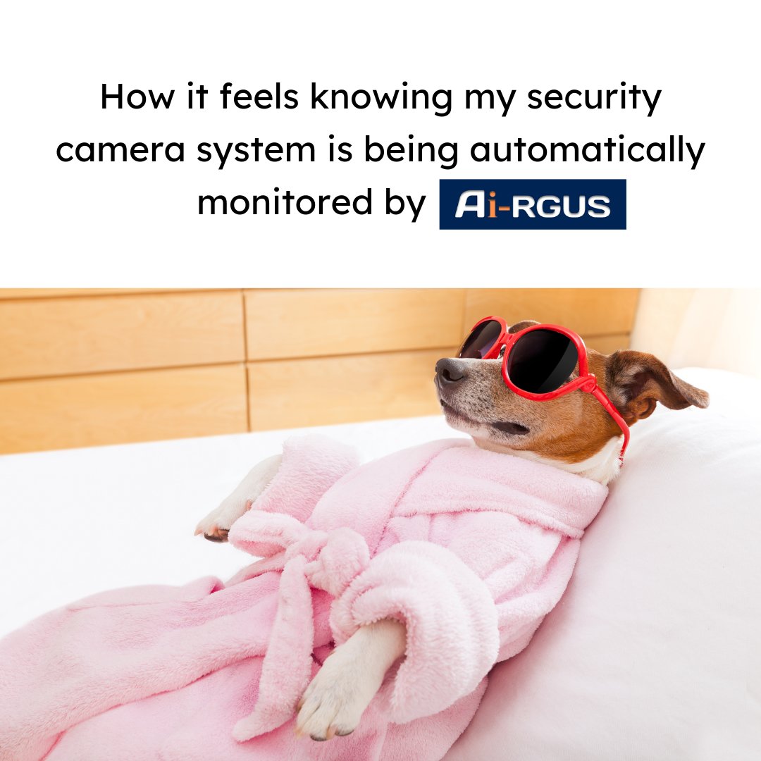 Happy #MemeMonday!

Sit back and relax while Ai-RGUS monitors your cameras and devices for you.

#AiRGUS #ai #security #funny #meme #surveillance #surveillancecamera #securitycamera #securityindustry #technologyindustry #techindustry #cameramonitoringservices #videosurveillance