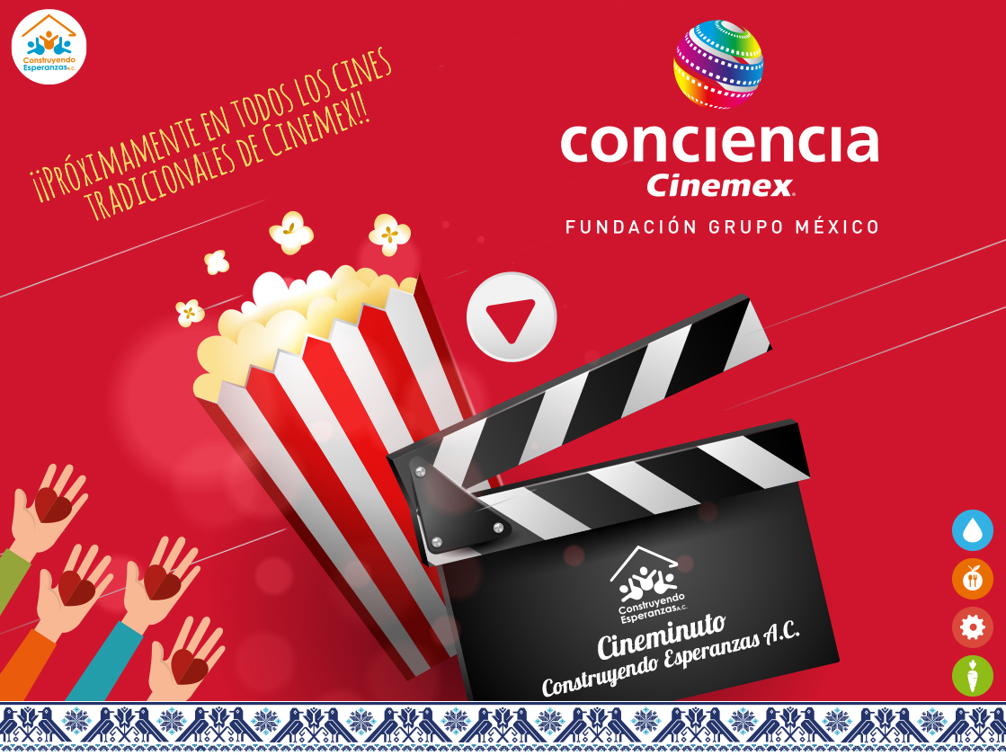 CEsperanzas's tweet photo. Arrancamos la semana con la mejor de las noticias, les compartimos con mucha alegría que hemos sido uno de los ganadores del #CineminutoSocial2023, el cual se estará proyectando en las salas de @Cinemex, durante febrero.✨🎞
¡Gracias @FundacionGM por creer en nuestra causa! https://t.co/tiqTX62uAZ