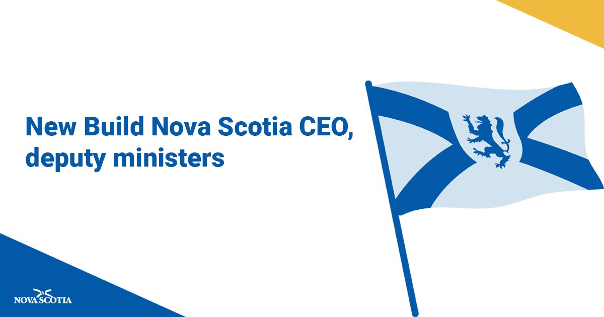 Nova Scotia Gov. on Twitter "Premier Announces New Build Nova Scotia
