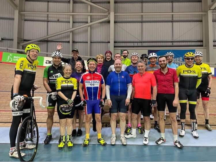 Over £250 raised for <a href="/CyclistsvCancer/">Cyclists Fighting Cancer</a> by this amazing bunch on the boards <a href="/WalesVelodrome/">Geraint Thomas National Velodrome of Wales</a> yesterday.