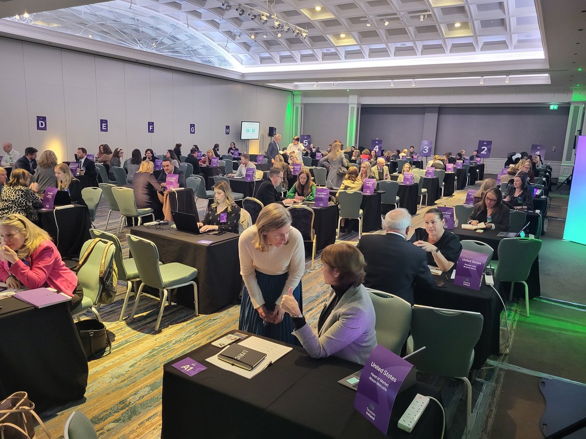 Delighted to be attend the <a href="/TourismIreland/">Tourism Ireland</a> 2023 Marketing Plans Launch and Overseas Business Exchange today as <a href="/TourismIreland/">Tourism Ireland</a> launches its €78m 2023 marketing strategy. #TI2023