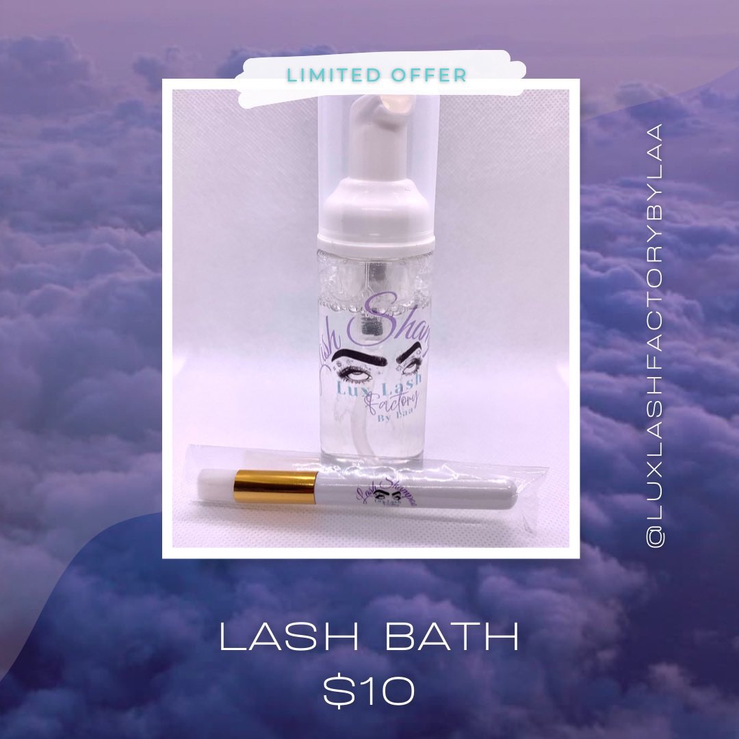 LuxLashFactory's tweet photo. Lash Bath Is Back On Sale For $10 ππ₯³ #stlstriplashes #NYstriplashes #chicagostriplashes #lasvegasnevada #explorepage #lashtechproblems #lasvegaslashlifts #booknow #unlvlashes https://t.co/Xo8FMSziV2