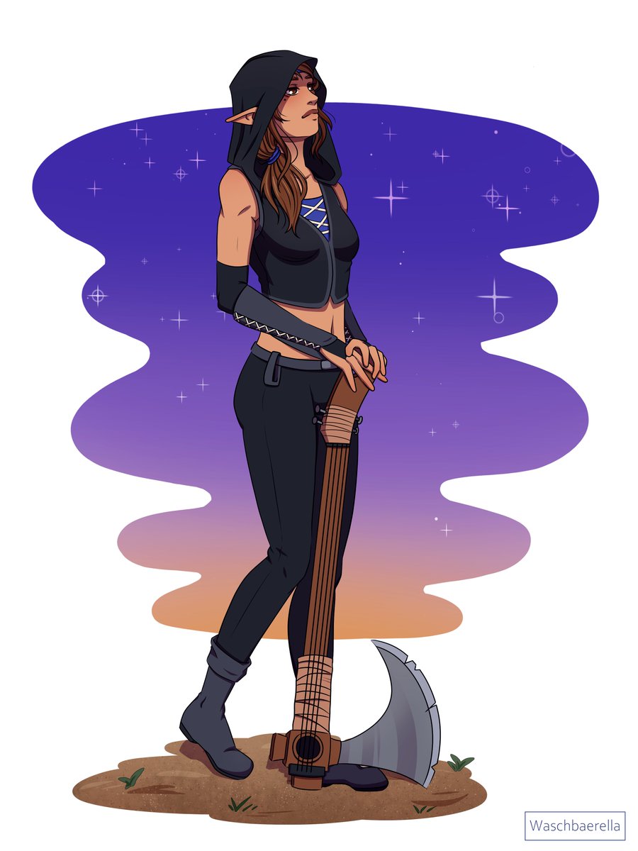 waschbaerella's tweet image. ✨ Gloria ✨

Finished c0mmish for @/NotFrankTurner! It was a lot of fun drawing this gorgeous girl! 😍🙏

#dungeonsanddragons #OpenDnD