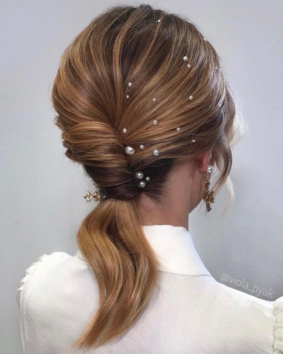 Check out this unique pony!✨ <a href="/ghdNorthAmerica/">ghd North America</a> tools were used to get this romantic look.