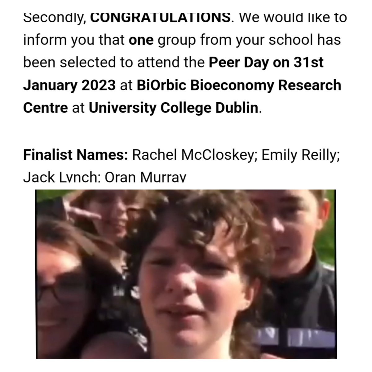 SOCC Transition Year tweet media