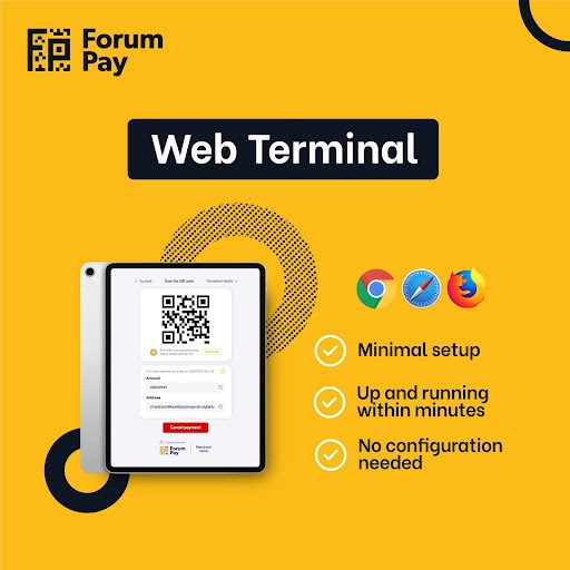 ForumPay's tweet photo. Web Terminal 🌐
As long as you have a browser and internet connection, you can easily generate payments using ForumPay’s web-based terminal. 🌀 💸
#digitalwallet #digitalcurrency #value #valuefluctuation #merchants #merchant #payout https://t.co/RRdhFkLfGo