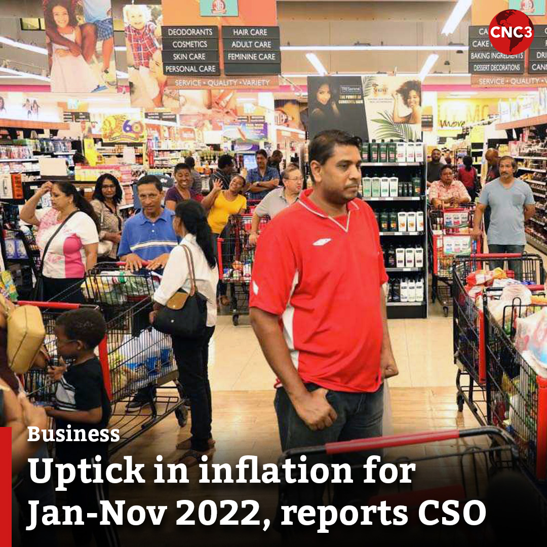 CNC3TV on Twitter "The Inflation Rate for November 2022—measured as