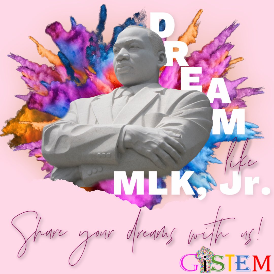 "Life’s most persistent and urgent question is, ‘What are you doing for others?” – Martin Luther King Jr.

GiSTEM celebrates and remembers The Reverend Dr. Martin Luther King Jr. His impact on the world and in the community resonates with us all.
#MartinLutherKingJr