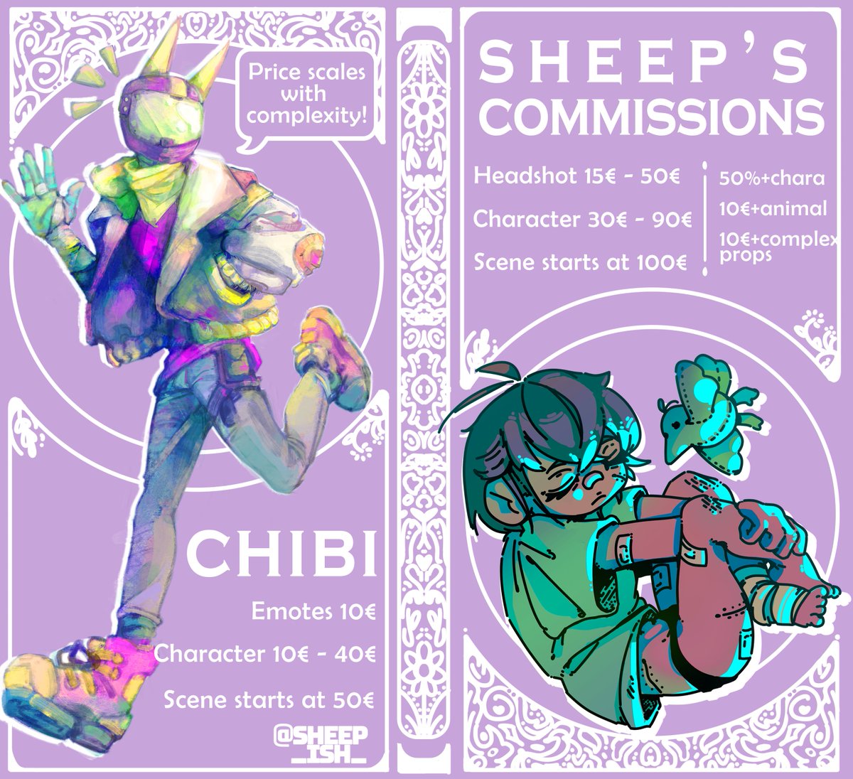 Sheep_ish_'s tweet photo. Sexy Sexy commisssions sheet for sexy sexy people 🐑🐑
#CommissionSheet #commissionopen https://t.co/5CpzCg6lkN