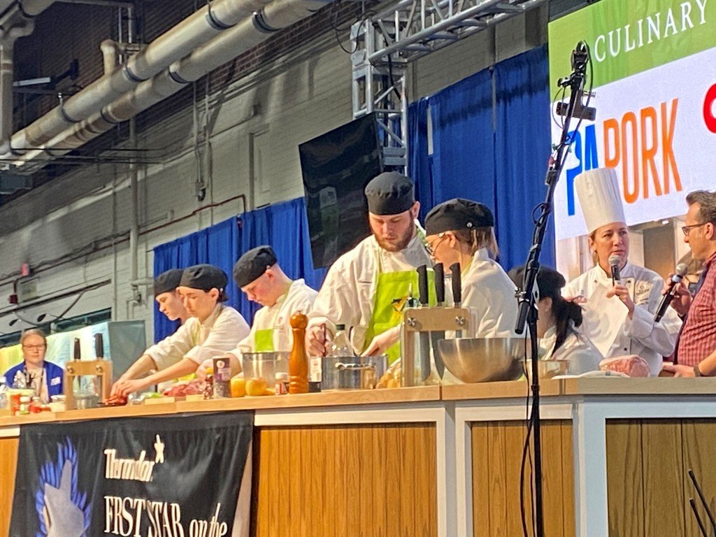 CPACTC's tweet photo. #culinaryarts from @cpactc at the #pafarmshow2023 culinary competition. #opportunitiesunlimited #knouse #bmiller #jan2023 https://t.co/R2GBgWFz4J