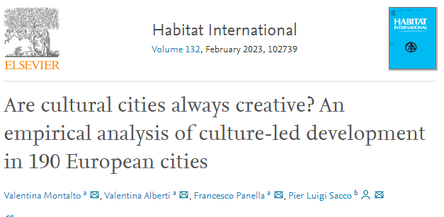 vmontalto's tweet photo. There is a socio-economic threshold beyond which #creativecities are at risk to become inaccessible to promising, but often low-income professionals. To improve our understanding of culture-led development, we analyse 190 cities, using the @EU_ScienceHub #EUCreativeCities Monitor https://t.co/aO3nhUoxDx