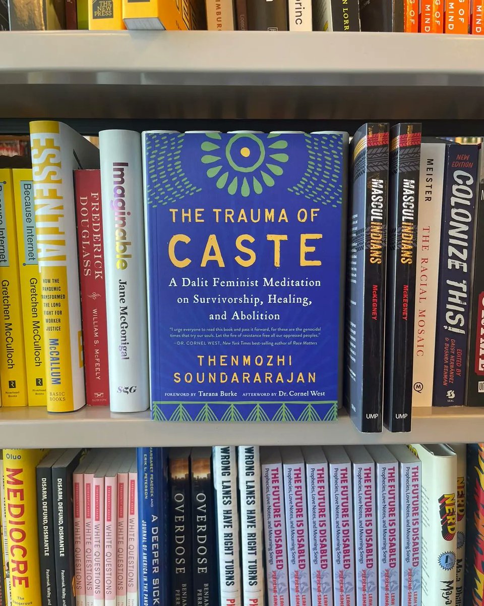tamilreads's tweet photo. Spotted at your local @indigo (Yorkdale)
📚 

The Trauma of Caste: A Dalit Feminist Meditation on Surviorship, Healing, and Abolition by @dalitdiva ✊🏾

#Tamilreads #indigo #shopforbooks #yorkdale #dalit #Tamil #dalitbooks #southasian #abolishcasteism #dalitlivesmatter https://t.co/ezXKhBhAW9